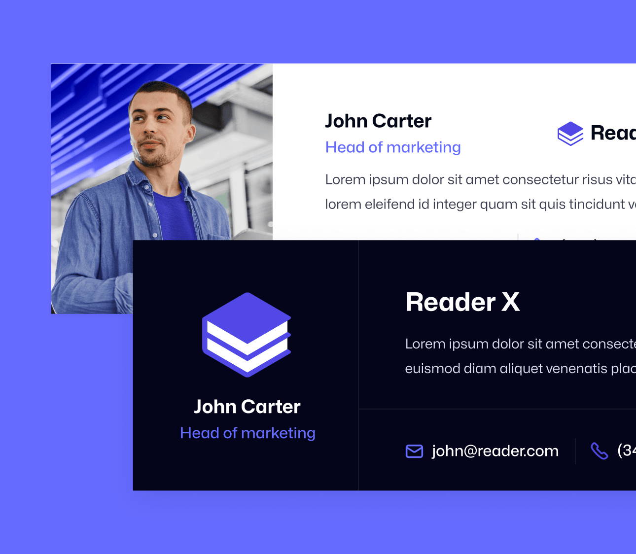 Reader X - Email Signature - Ebook Webflow Template