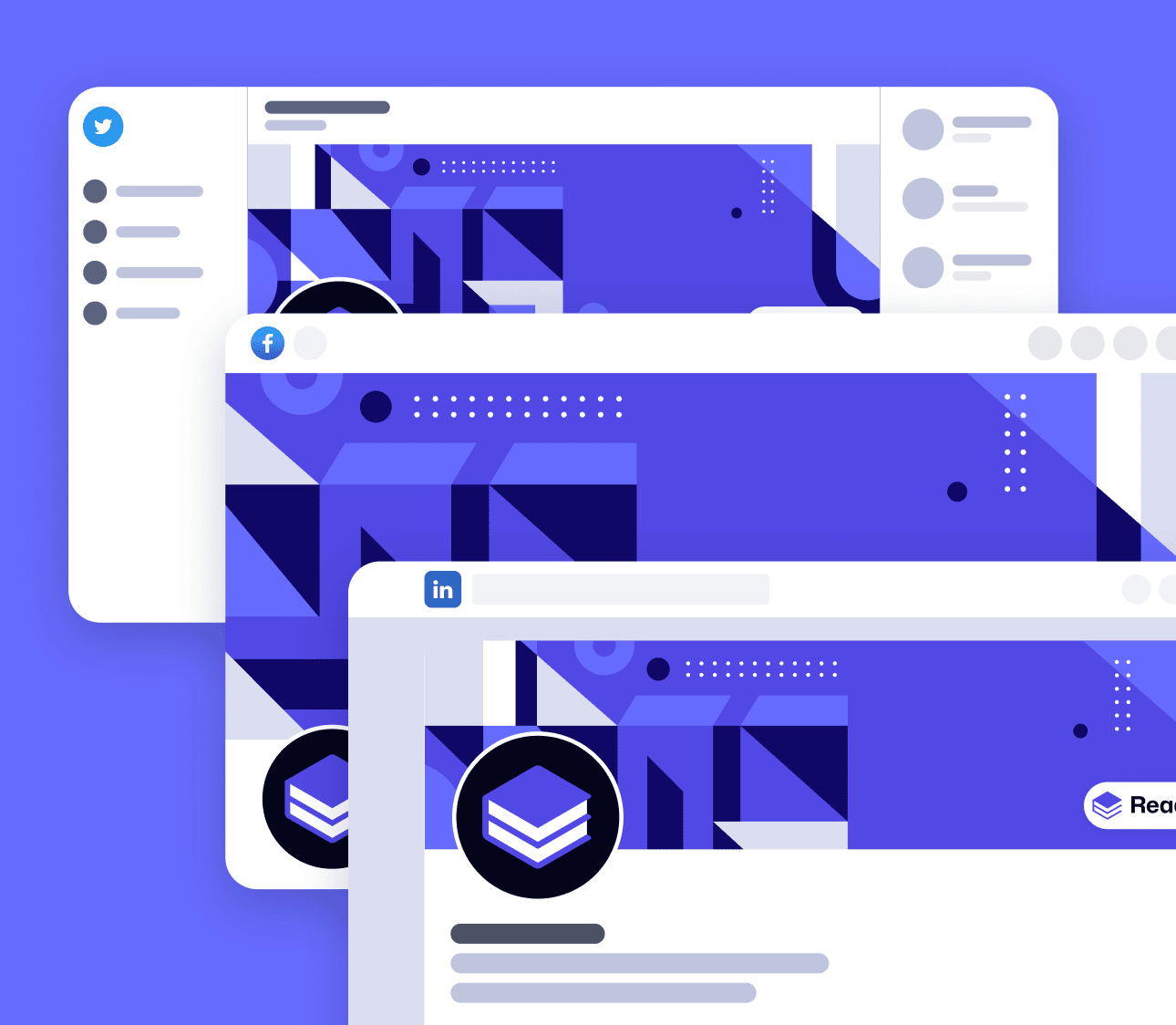 Reader X - Social Media Assets - Ebook Webflow Template